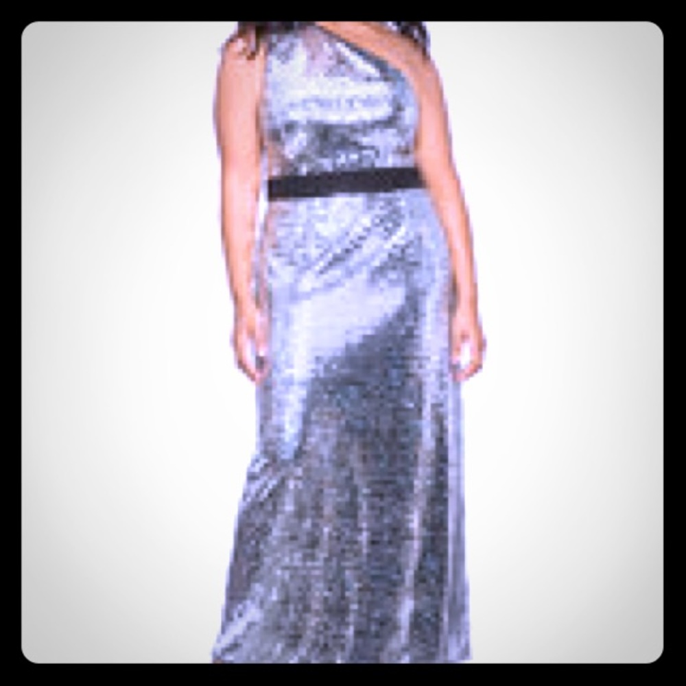 One Shoulder Paillette Dress - Flash and Comfort!